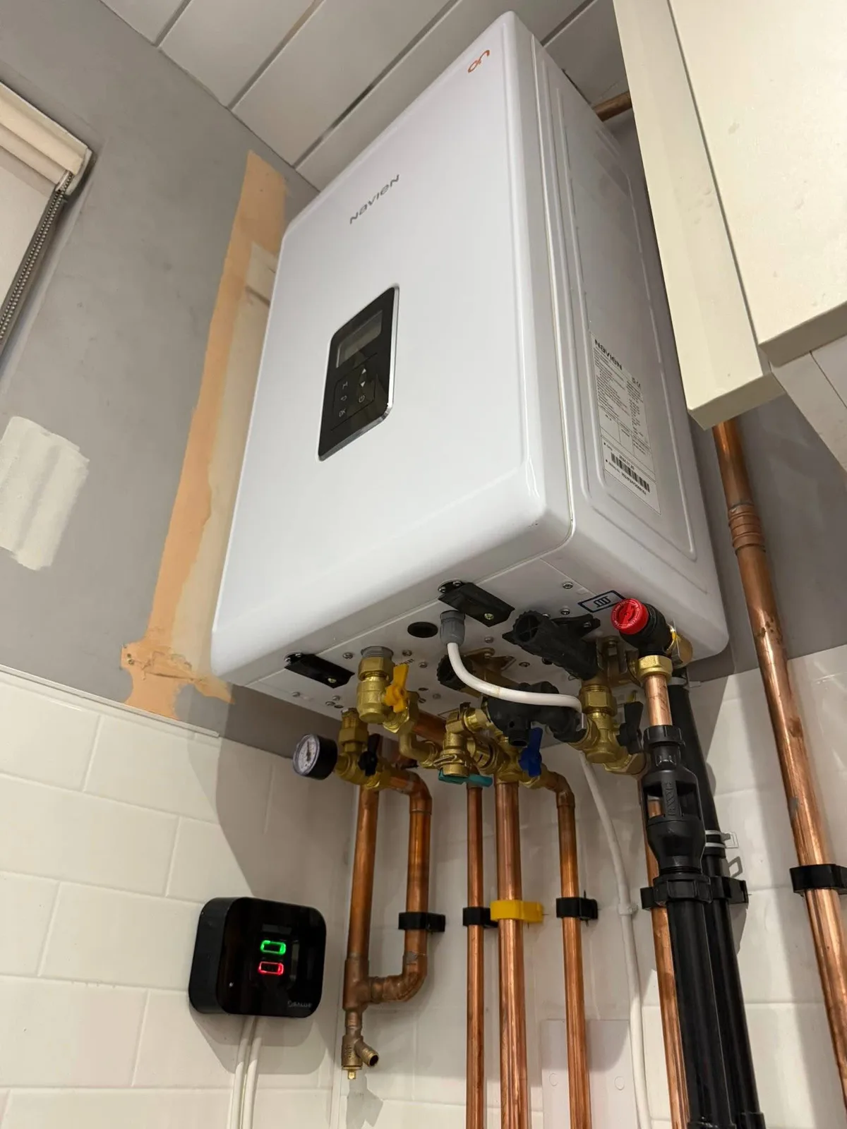 Boiler pipework and system filter